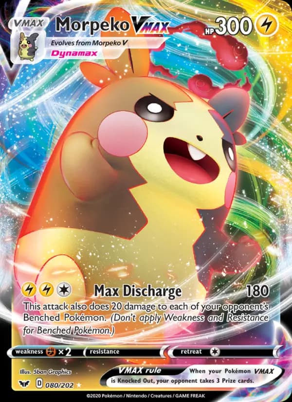 Morpeko VMAX #80 — Sword & Shield