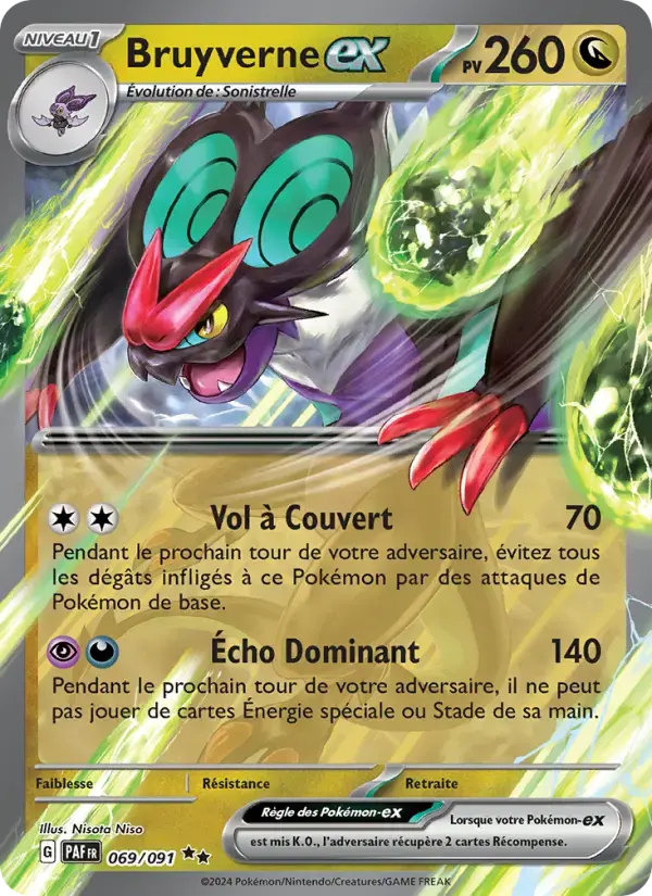 Carte Pokémon Bruyverne-ex #069 — Destinées de Paldea