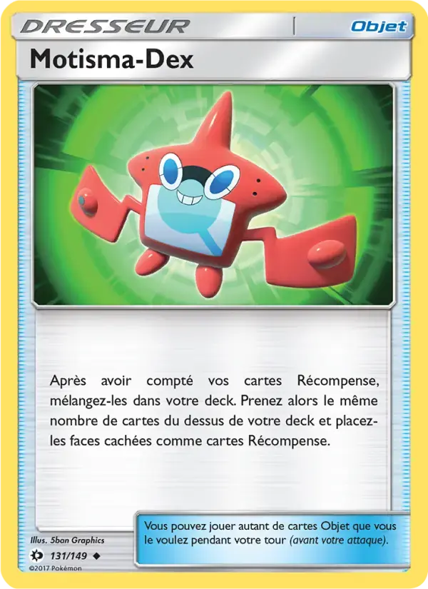 Carte Pokémon Motisma-Dex #131 — Soleil et Lune