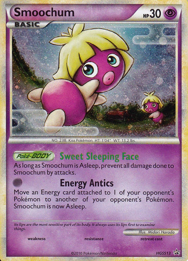Carte Pokémon Smoochum #037 — ハートゴールドコレクション