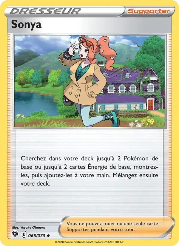 Carte Pokémon Sonya #65 — La Voie du Maître