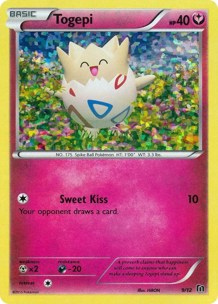 Carte Pokémon Togepi #9 — 2016 Promo McDonald's