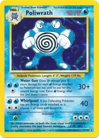 Poliwrath #13 — Base Set