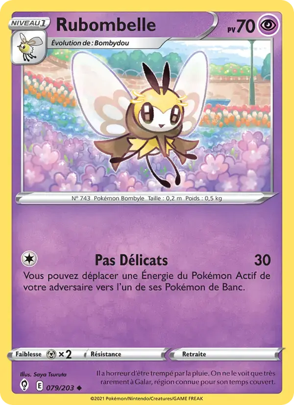 Carte Pokémon Rubombelle #79 — Évolution Céleste
