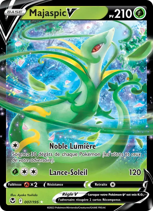 Carte Pokémon Majaspic V #007 — Tempête Argentée