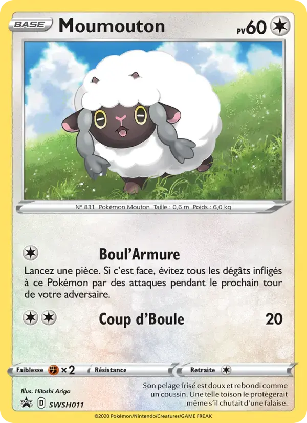 Carte Pokémon Moumouton #SWSH011 — Promos Épée et Bouclier