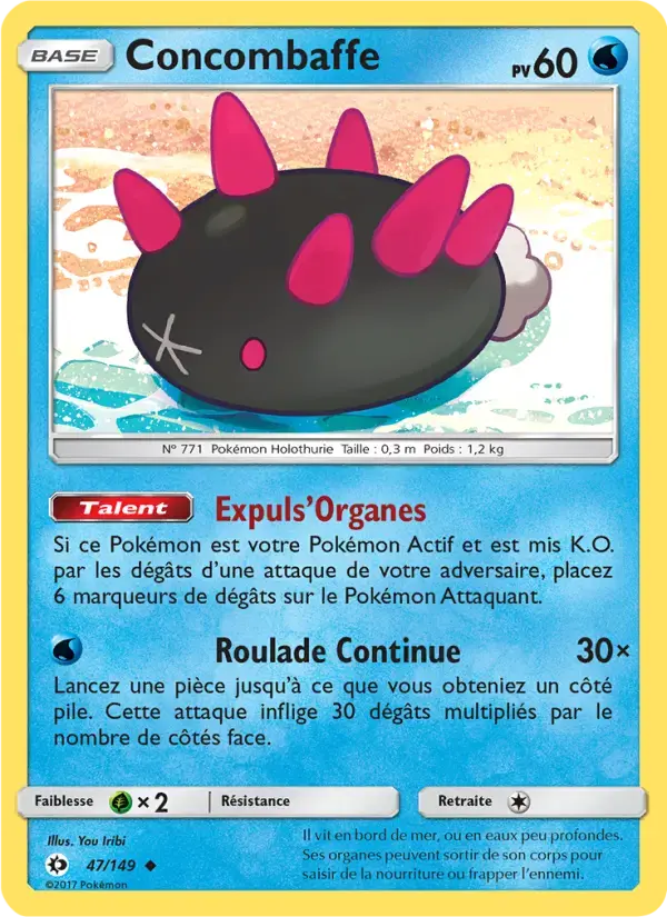 Carte Pokémon Concombaffe #47 — Soleil et Lune
