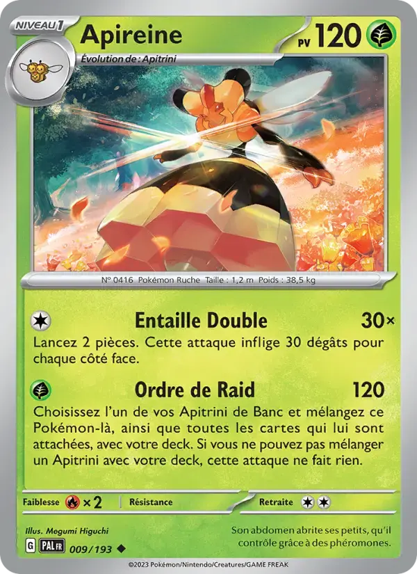 Carte Pokémon Apireine #009 — Évolutions à Paldea