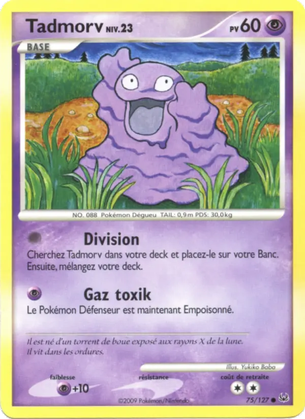 Carte Pokémon Tadmorv #75 — Platine