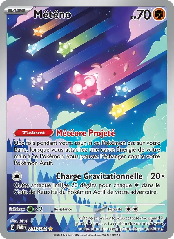 Carte Pokémon Météno #201 — Faille Paradoxe