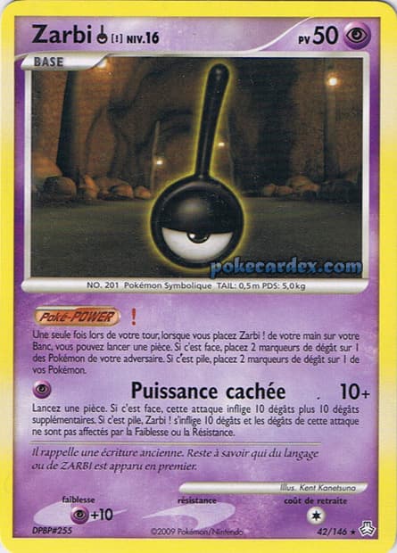 Carte Pokémon Zarbi ! #42 — Éveil des Légendes