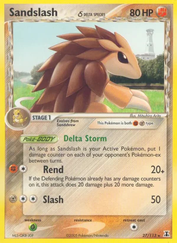 Sandslash δ #27 — Delta Species