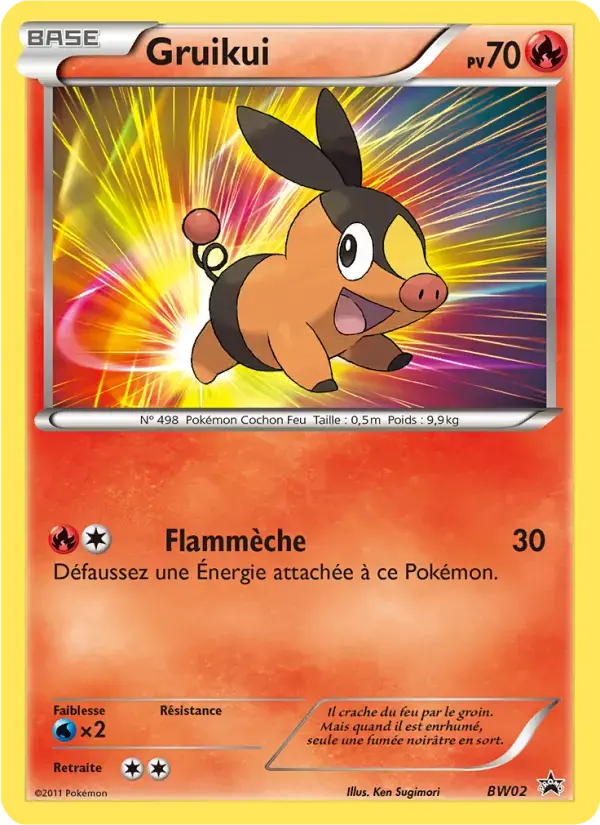 Carte Pokémon Gruikui #BW02 — Promos Noir et Blanc