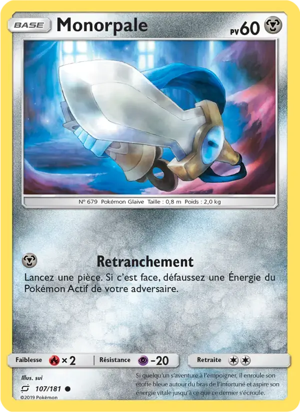 Carte Pokémon Monorpale #107 — Duo de Choc