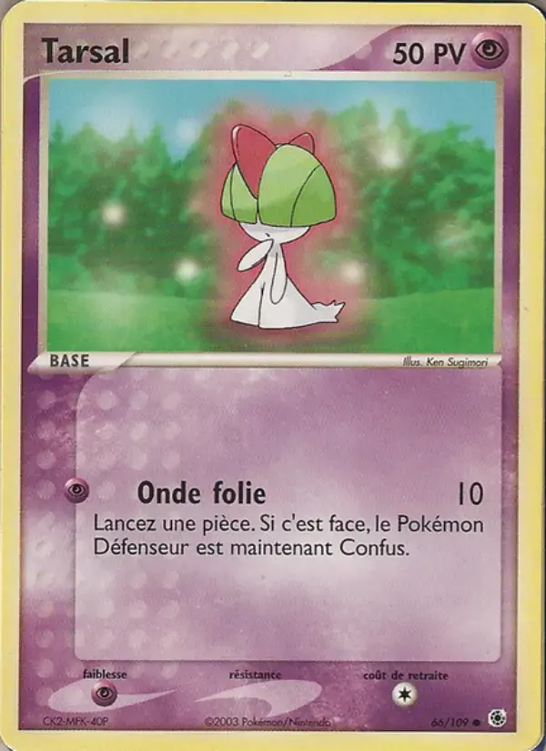 Carte Pokémon Tarsal #66 — Rubis & Saphir