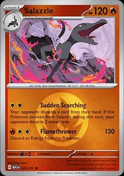 Salazzle #035 Non Holo — Ascended Heroes