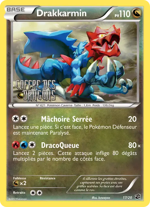 Carte Pokémon Drakkarmin #17 — Coffre des Dragons