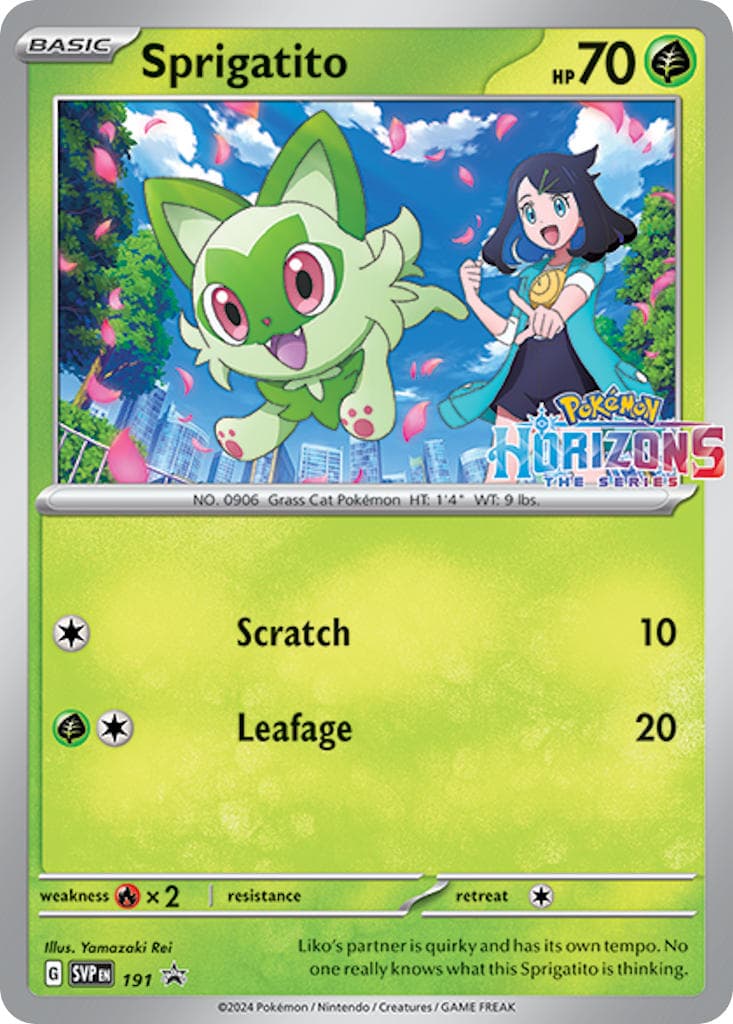 Carte Pokémon Poussacha #191 — Promos Écarlate et Violet