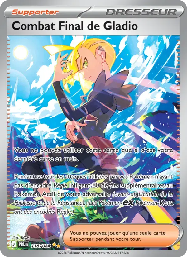 Carte Pokémon Combat Final de Gladio #118 — Nuit Noire