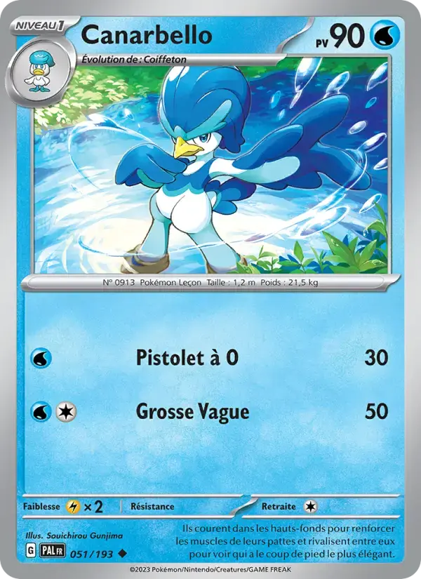 Carte Pokémon Canarbello #051 — Évolutions à Paldea