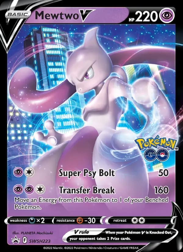 Mewtwo V #SWSH223 — Sword & Shield Promos