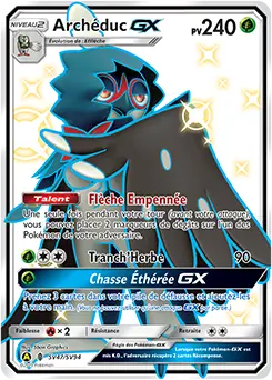 Carte Pokémon Archéduc-GX #SV47 — Destinées Occultes