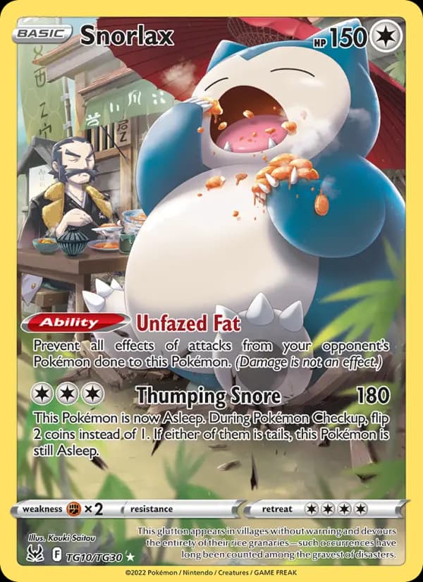 Snorlax #TG10 — Lost Origin