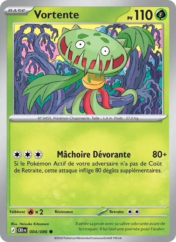 Carte Pokémon Vortente #004 — Chaos Ascendant