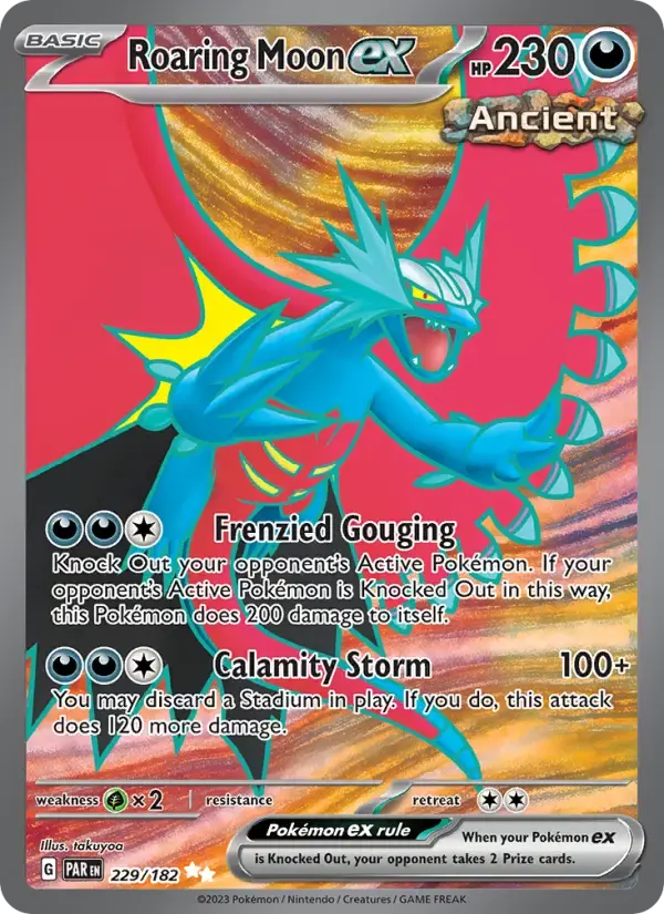 Roaring Moon ex #229 — Paradox Rift