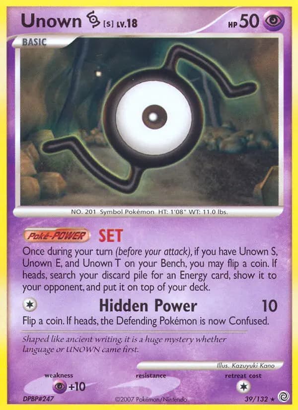 Unown S #39 — Secret Wonders