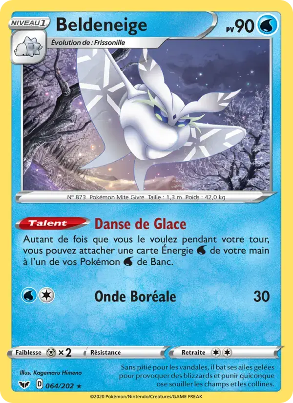 Carte Pokémon Beldeneige #64 — Épée et Bouclier