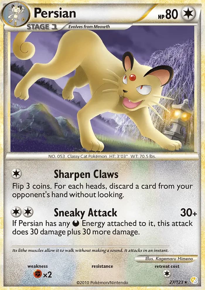 Persian #27 — HeartGold SoulSilver