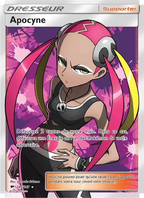Carte Pokémon Apocyne #145 — Ombres Ardentes