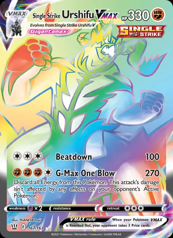 Single Strike Urshifu VMAX #167 — Battle Styles