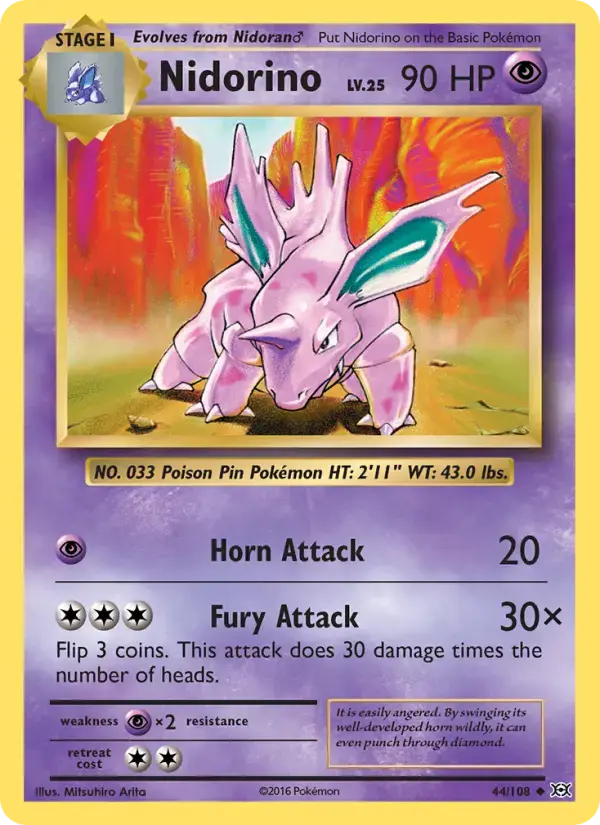 Nidorino #44 — Evolutions