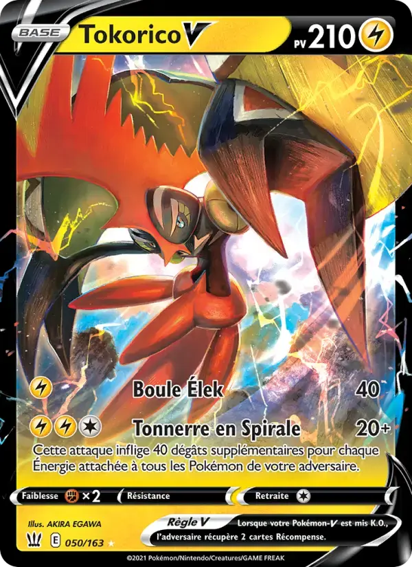 Carte Pokémon Tokorico V #50 — Styles de Combat