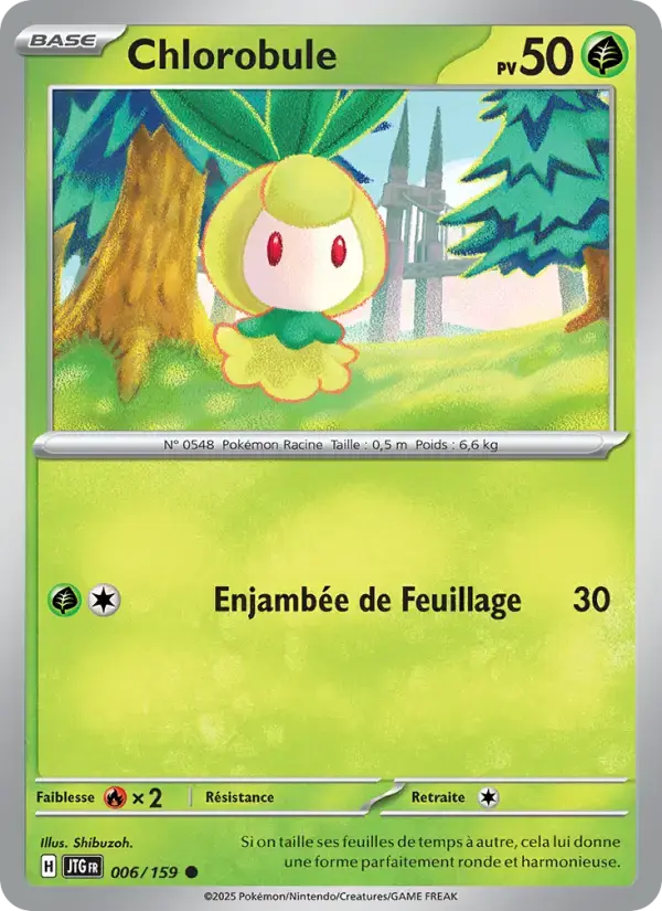 Carte Pokémon Chlorobule #006 — Aventures Ensemble
