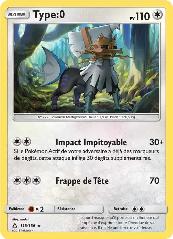 Carte Pokémon Type:0 #115 — Ultra-Prisme