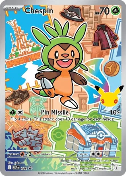 Chespin #058 — Mega Evolution Promos