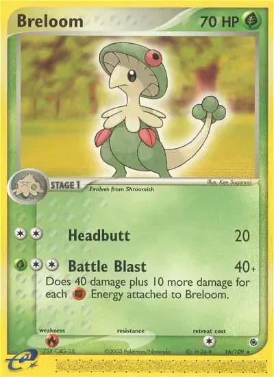 Breloom #16 — Ruby & Sapphire