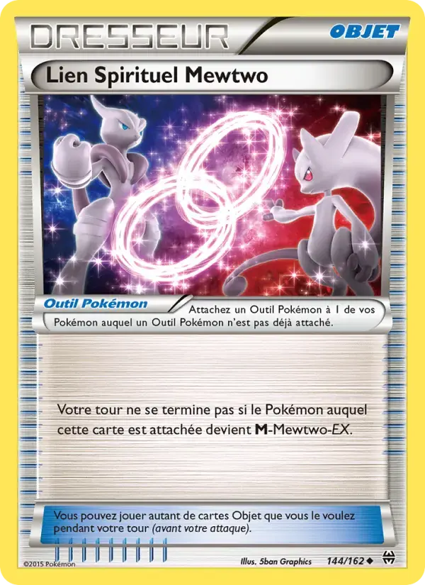 Carte Pokémon Lien Spirituel Mewtwo #144 — Impulsion Turbo