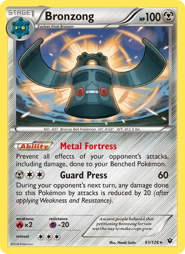 Bronzong #61 — Fates Collide