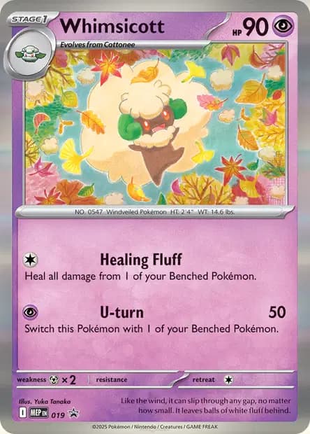 Whimsicott #019 — Mega Evolution Promos