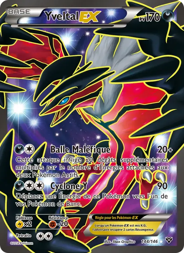 Carte Pokémon Yveltal EX #144 — XY