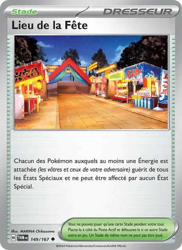 Carte Pokémon Lieu de la Fête #149 — Mascarade Crépusculaire