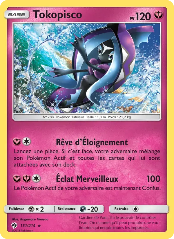 Carte Pokémon Tokopisco #151 — Tonnerre Perdu