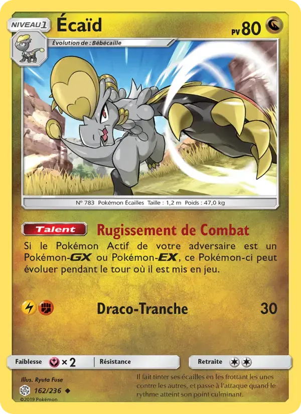 Carte Pokémon Écaïd #162 — Éclipse Cosmique