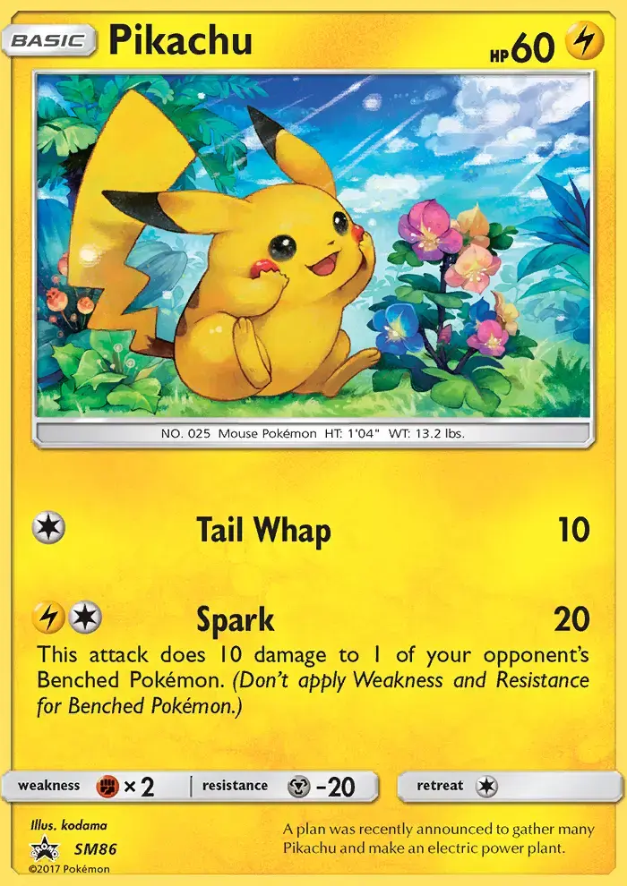 Pikachu #SM86 — Sun & Moon Promos
