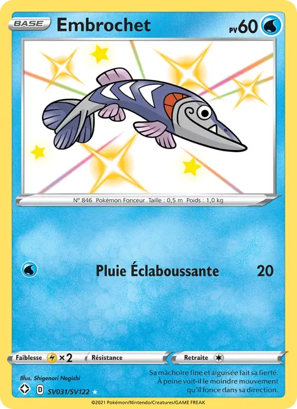 Carte Pokémon Embrochet #SV031 — Destinées Radieuses