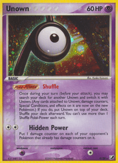 Unown (Z) #P — Unseen Forces